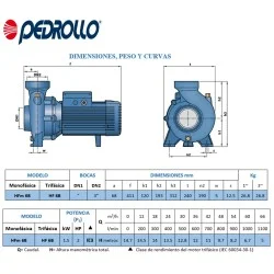 BOMBA PEDROLLO HF 6B